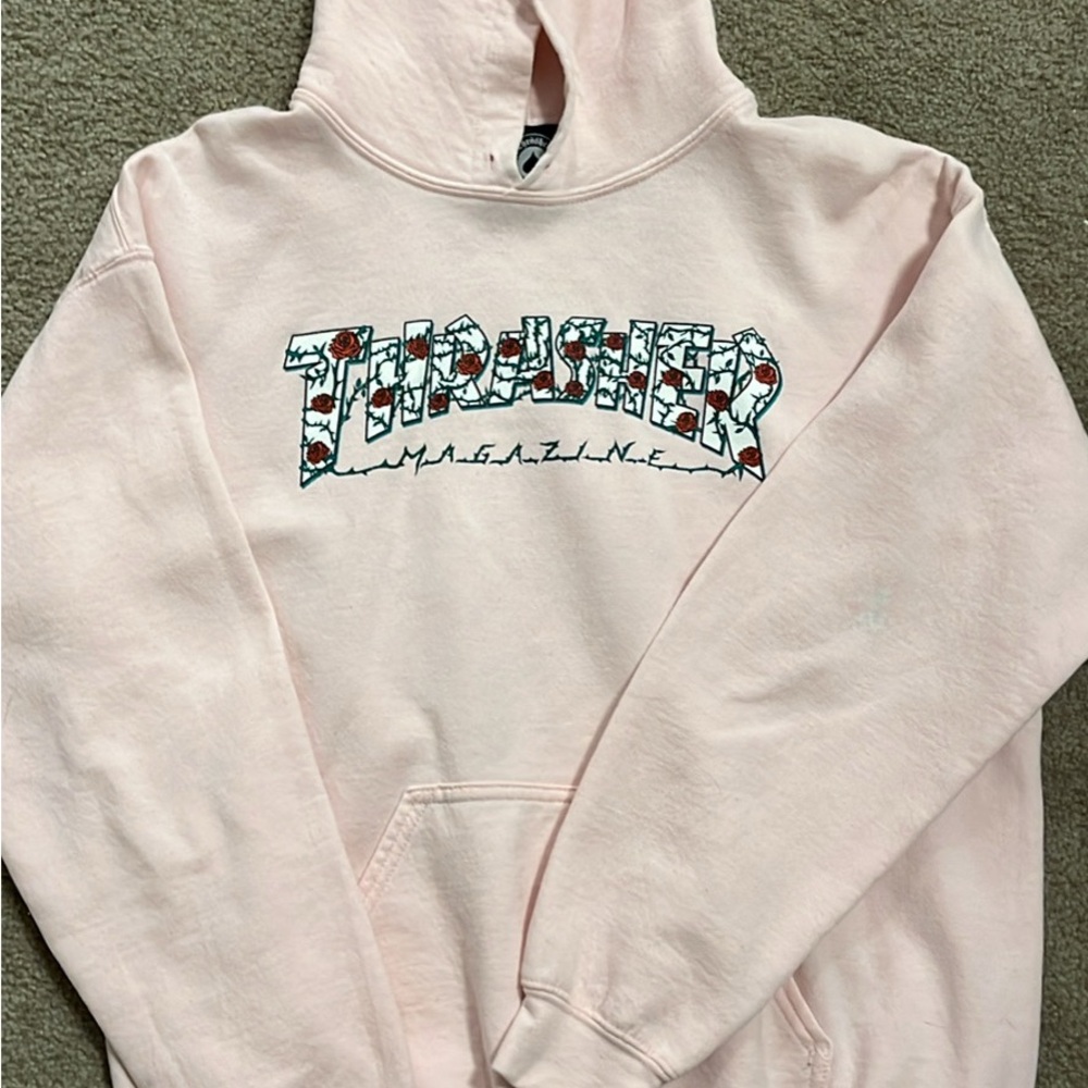 Thrasher Pink Hoodie